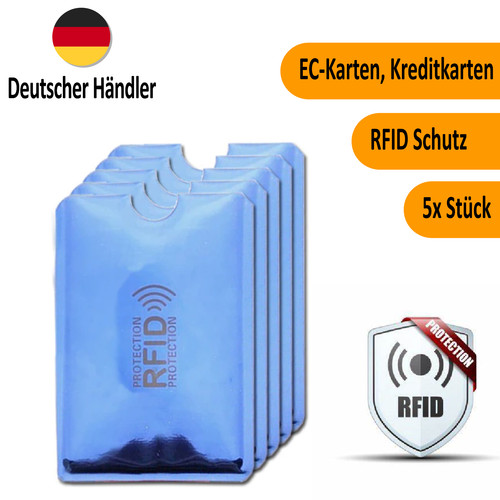 Rfid schutzhülle blocker - 5x,