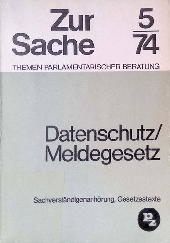 Datenschutz meldegesetz - datenschutz/meldegesetz,