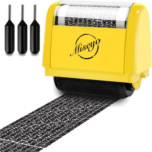 Datenschutz rollstempel gelb - datenschutz,