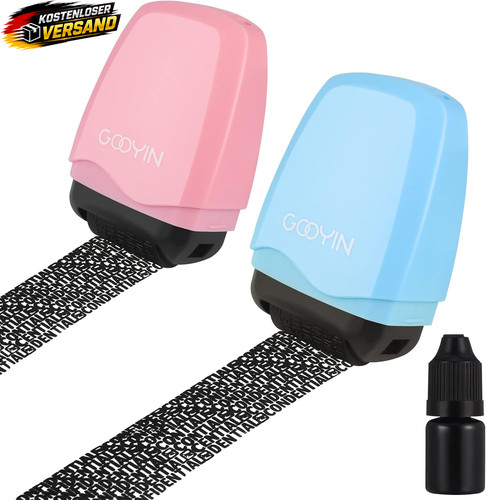 Datenschutz rollstempel set - set, 2