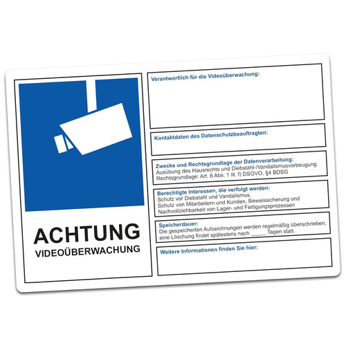 Achtung videoüberwachung - achtung,
