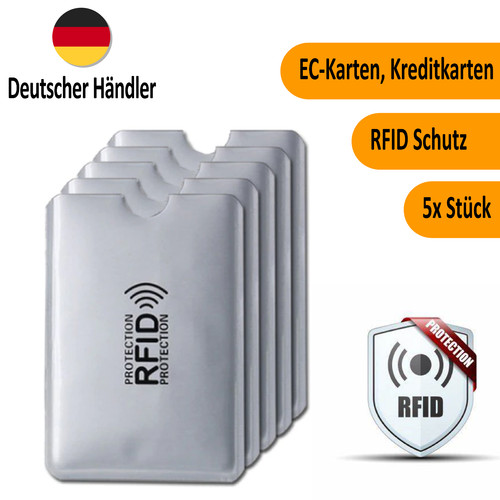 Rfid schutzhülle blocker - 5x,