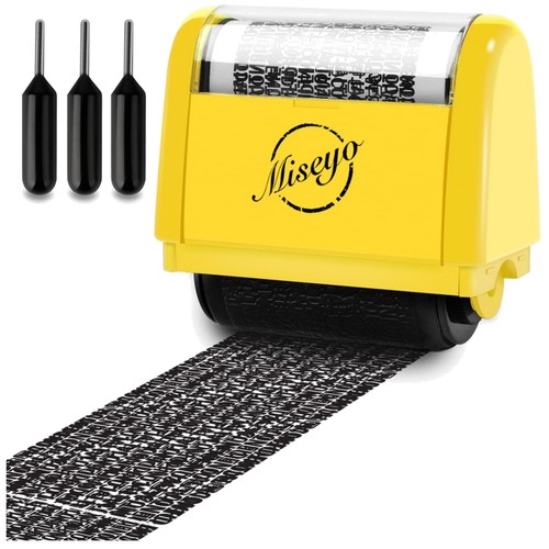 Datenschutz rollstempel gelb - rollstempel,