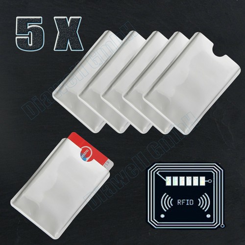 Rfid schutzhülle blocker - 5x,