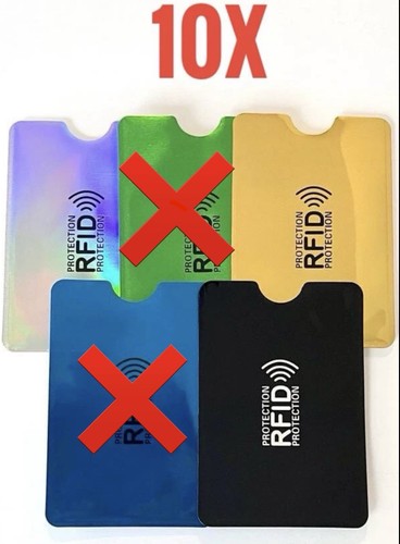 10x rfid blocker soft - 10x,