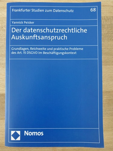 Der datenschutzrechtliche